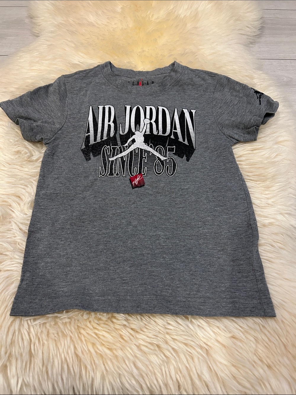 Jordan Kids Gray 'Air Jordan Since 85' Graphic Tee